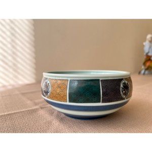 Rare Vintage Japanese Handpainted Arita Ware Bowl